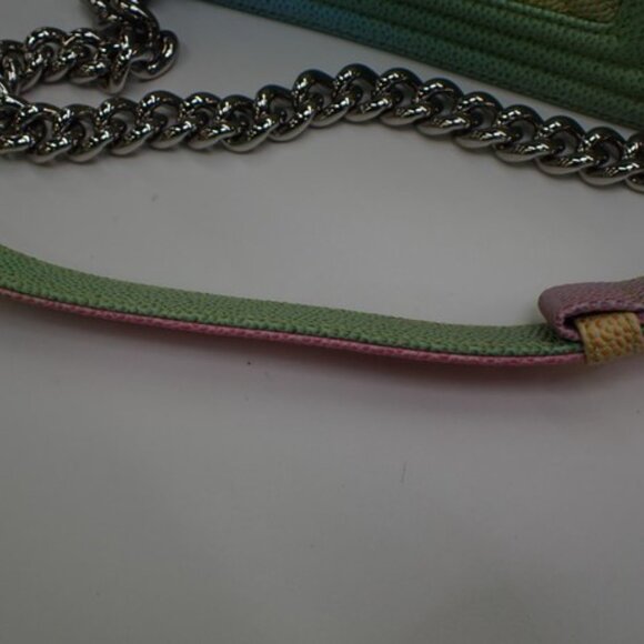 CHANEL Caviar Rainbow Boy Flap Bag Quilted 20 - Picture 13 of 16